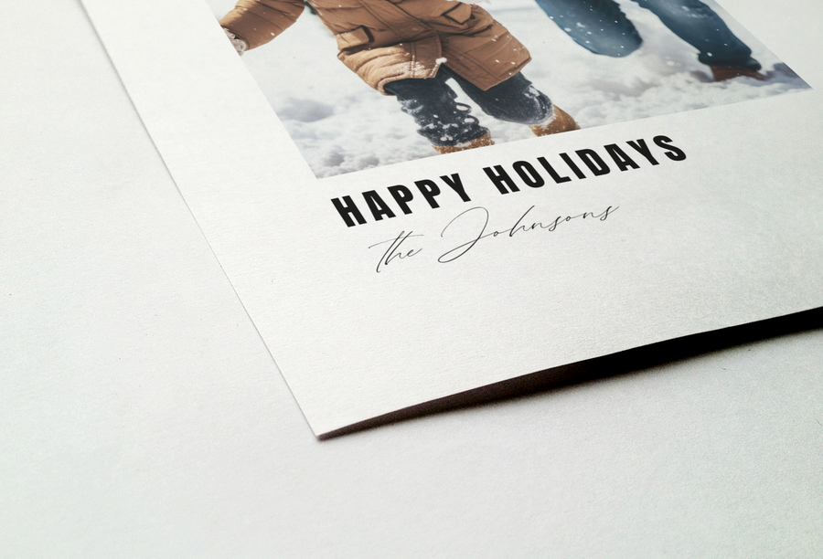 Photo Arch Christmas Card Template for Template - NG22