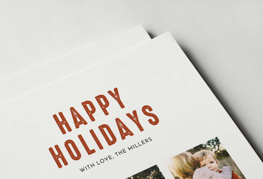 Collage Christmas Card Template for Canva - NG13