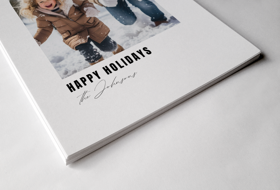 Photo Arch Christmas Card Template for Template - NG22