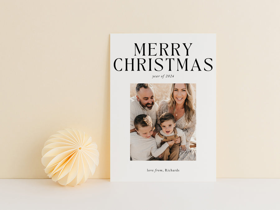 Christmas Card Template - CD516