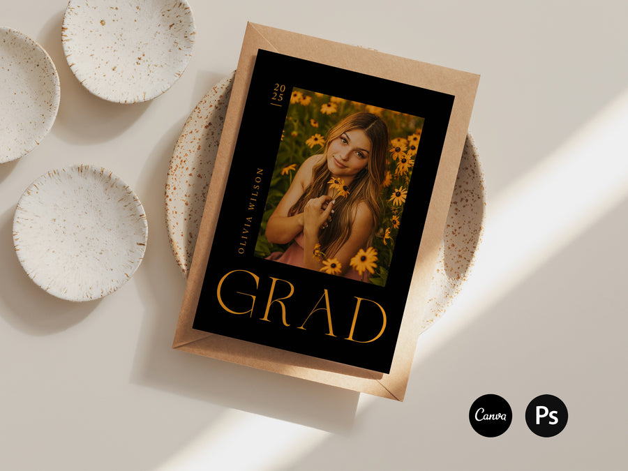 Senior Graduation Invitation Template - G463