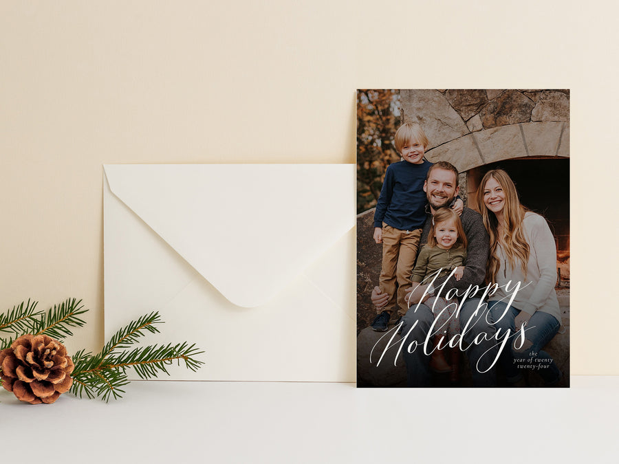 Happy Holiday Photo Card Template - CD521