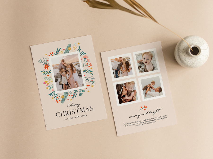 Family Christmas Card Template - CD514