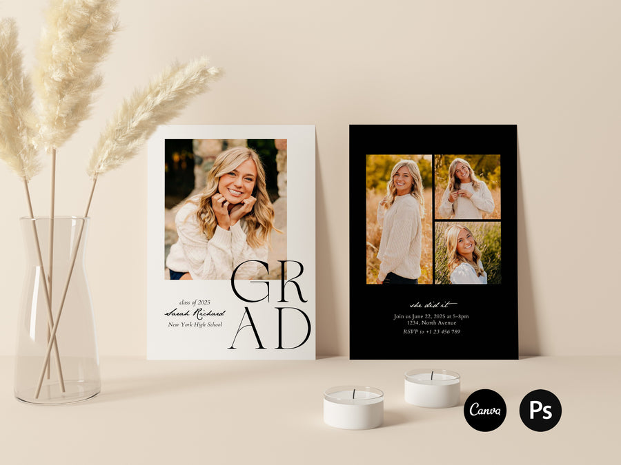 2025 Senior Graduation Announcement Template - G462