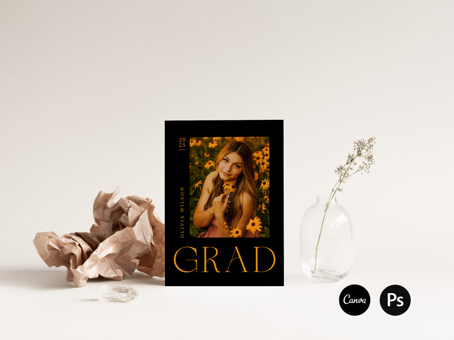 Senior Graduation Invitation Template - G463