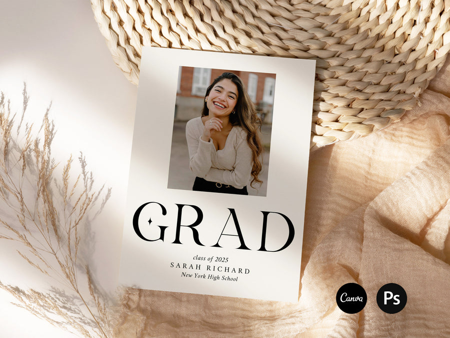 2025 Senior Graduation Invitation Template - G461