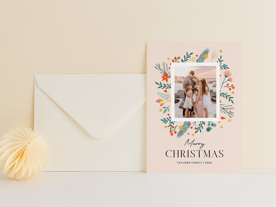 Family Christmas Card Template - CD514