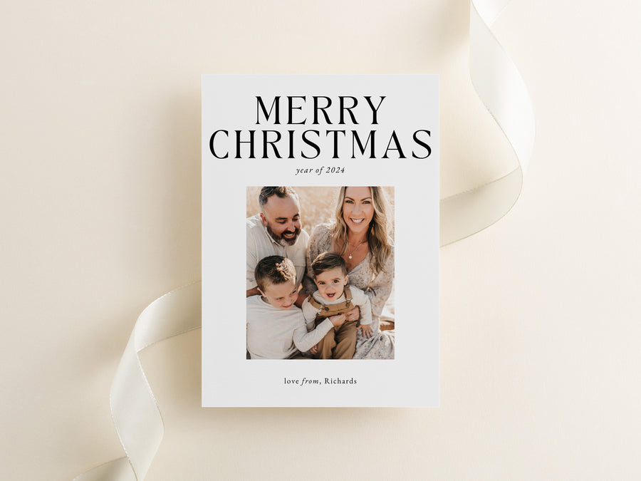 Christmas Card Template - CD516