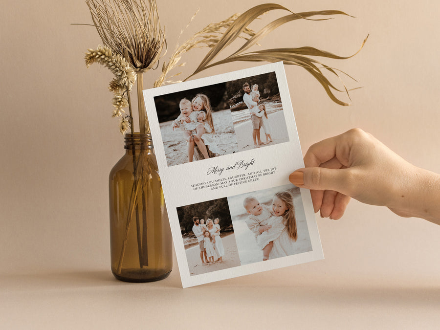 Joyful Holiday Photo Card Template - CD530