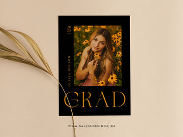 Senior Graduation Invitation Template - G463