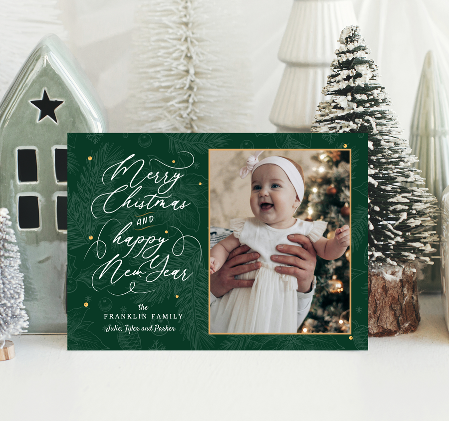 Christmas New Year Scroll Template for Canva - TNPC142