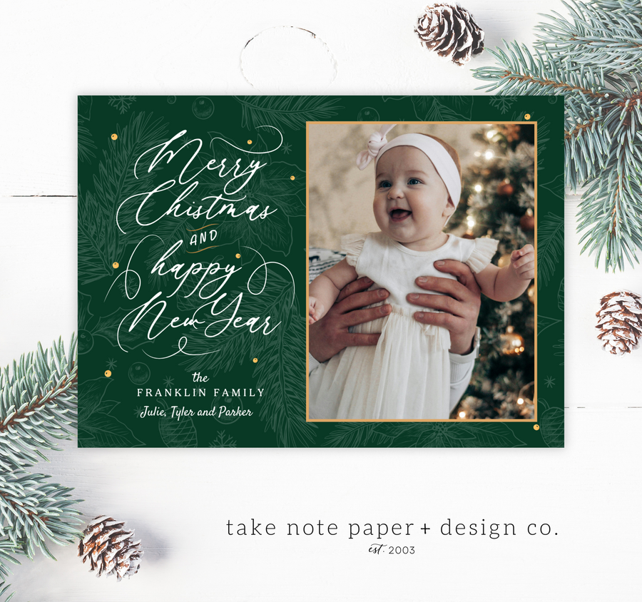 Christmas New Year Scroll Template for Canva - TNPC142