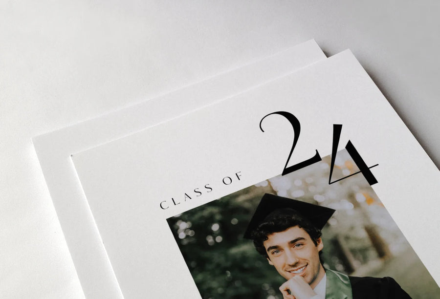 Modern Graduation Announcement Template for Canva - NG41