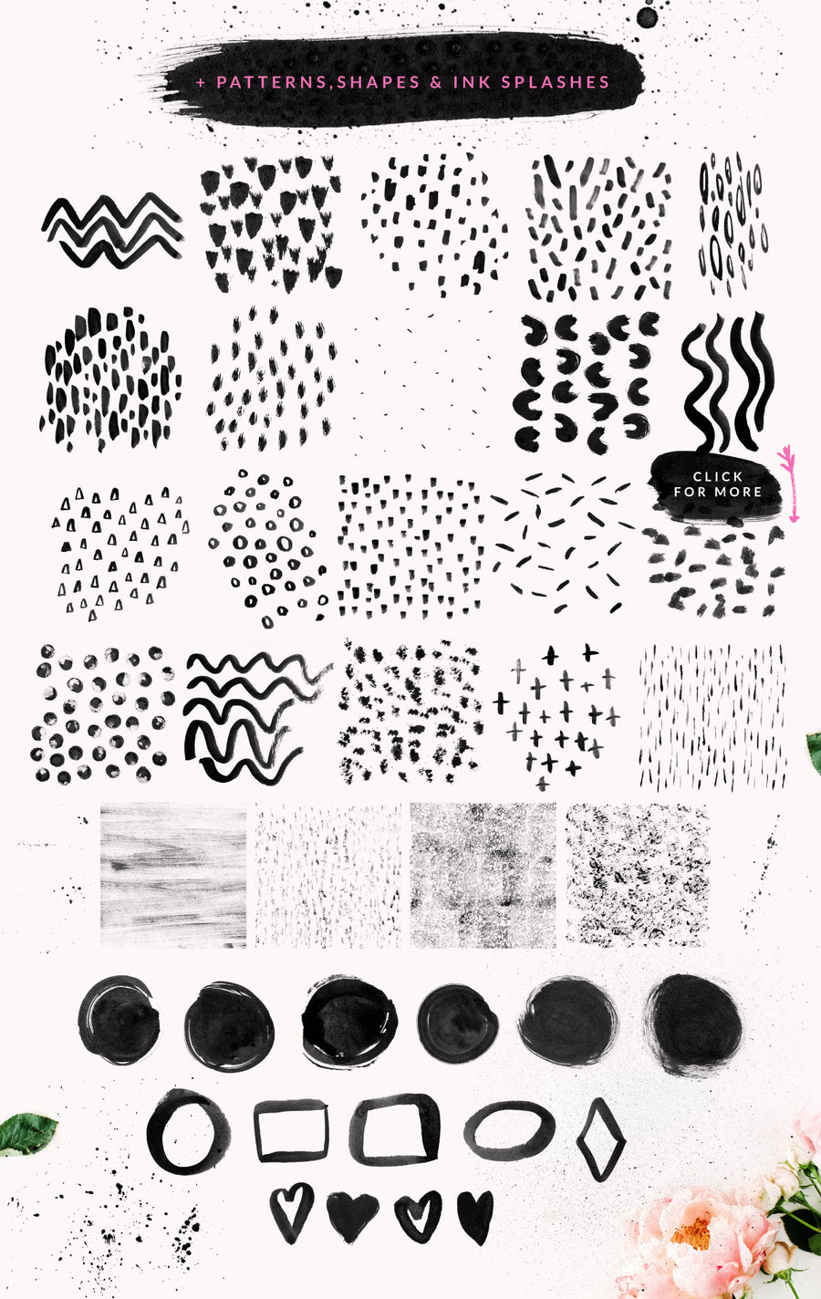 100 Paint Brush Stamps for Procreate – Birdesign